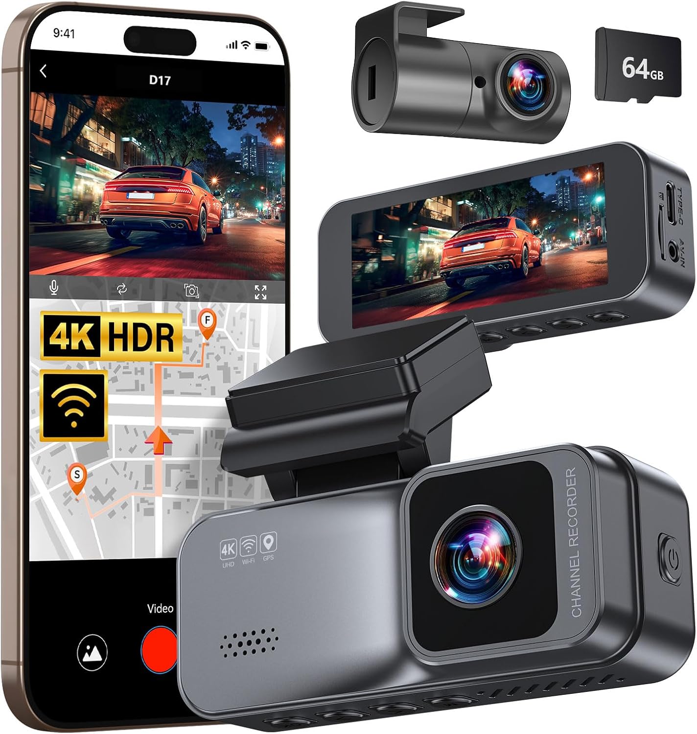 Vantra Dashcam Pro · main view